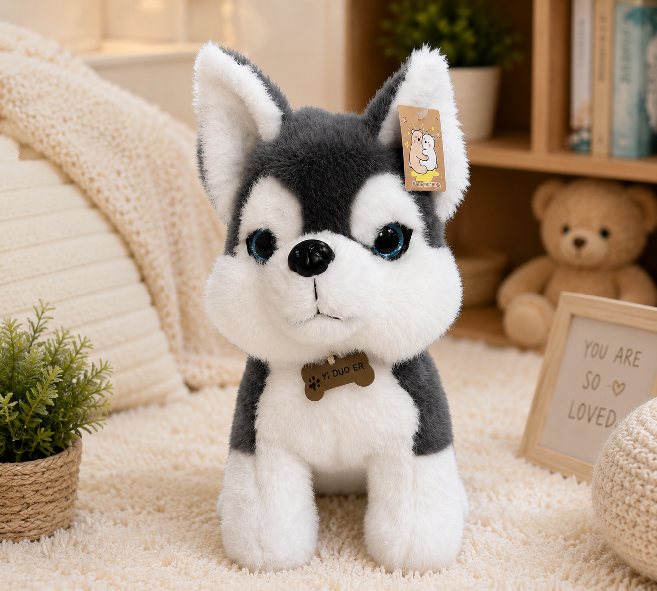 Husky Puppy Plush Toy