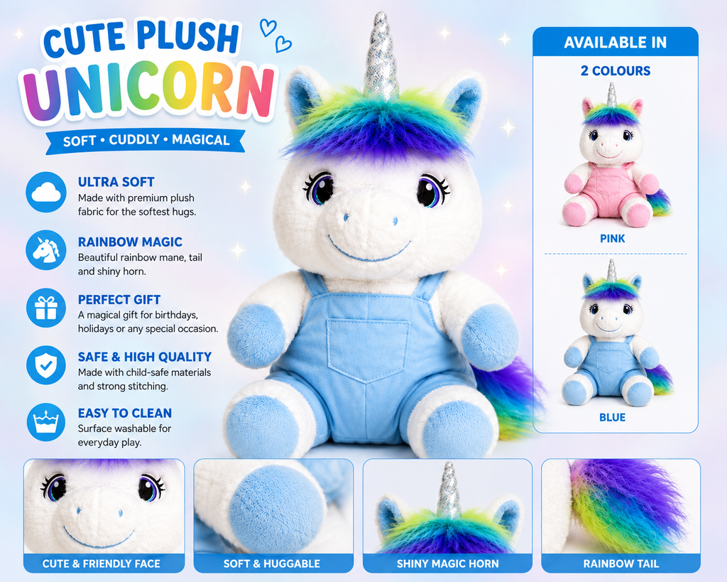 Cute Plush Unicorn