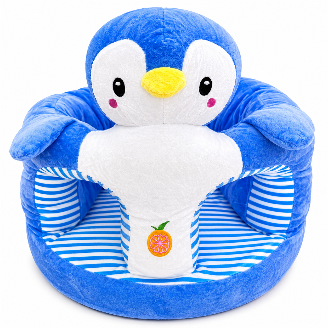 Kids Plush Sofa Chair - Blue Penguin