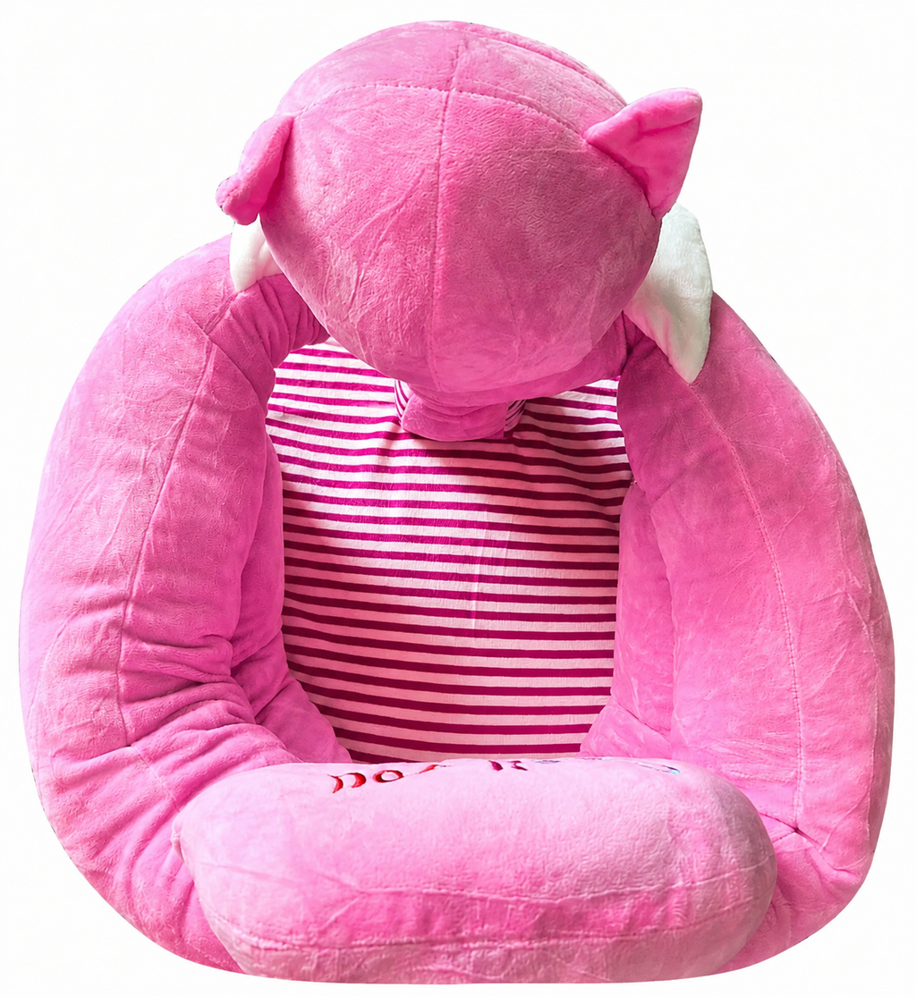 Kids Plush Sofa Chair - Pink Cat
