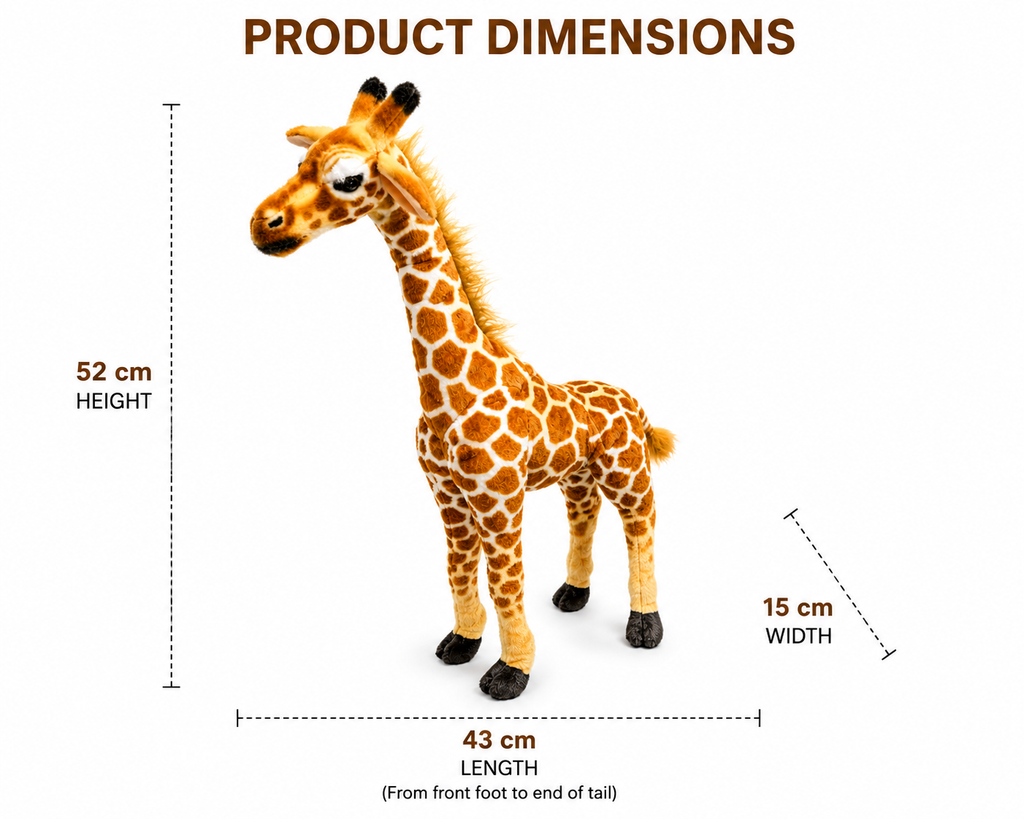 Standing Plush Giraffe