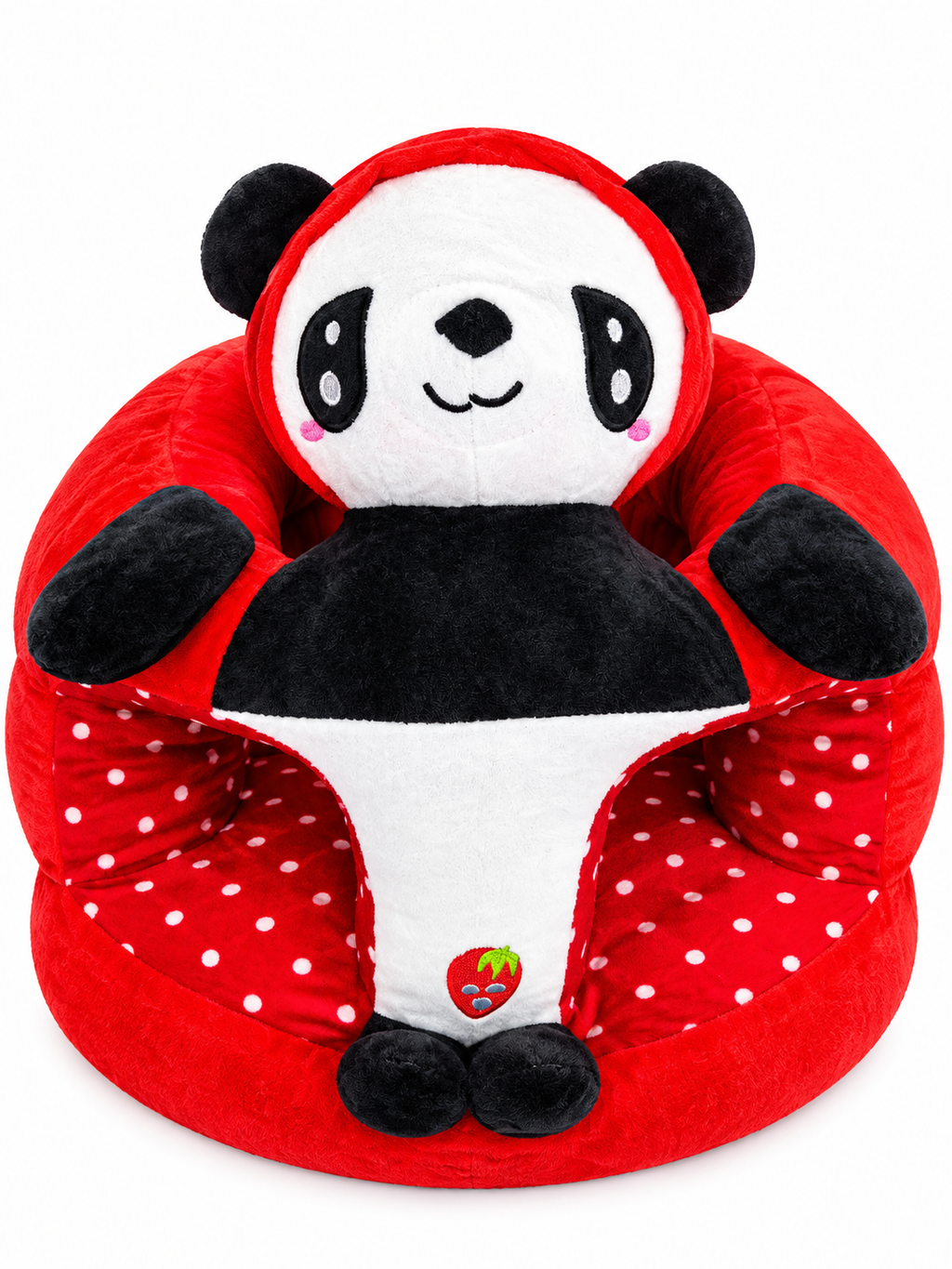 Kids Plush Sofa Chair - Red