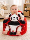 Kids Plush Sofa Chair - Red