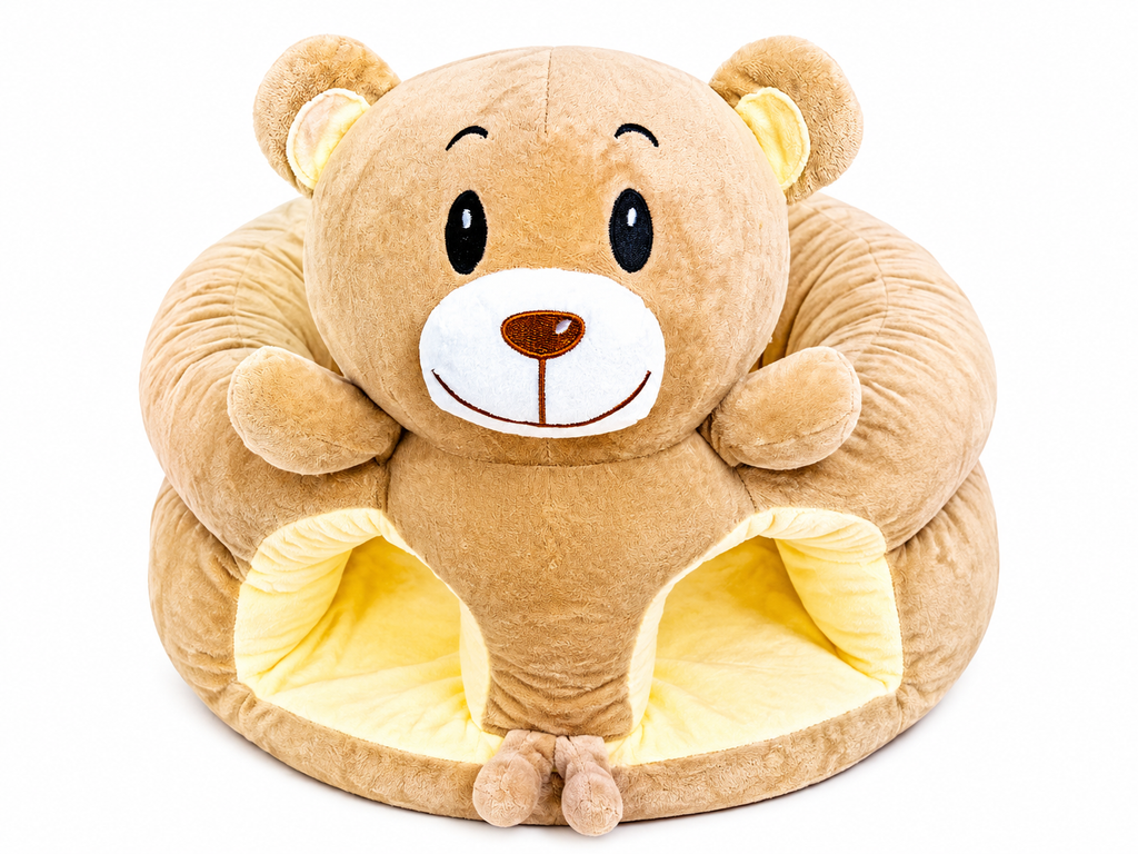Kids Plush Sofa Chair - Brown Bear