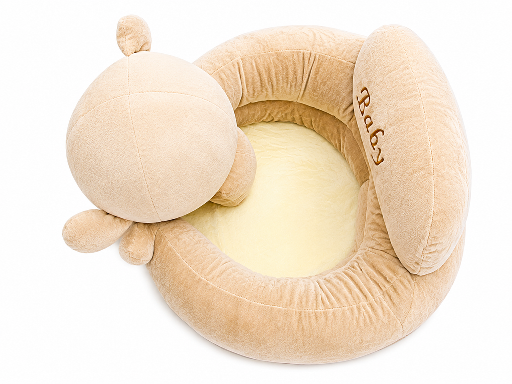 Kids Plush Sofa Chair - Brown Bear