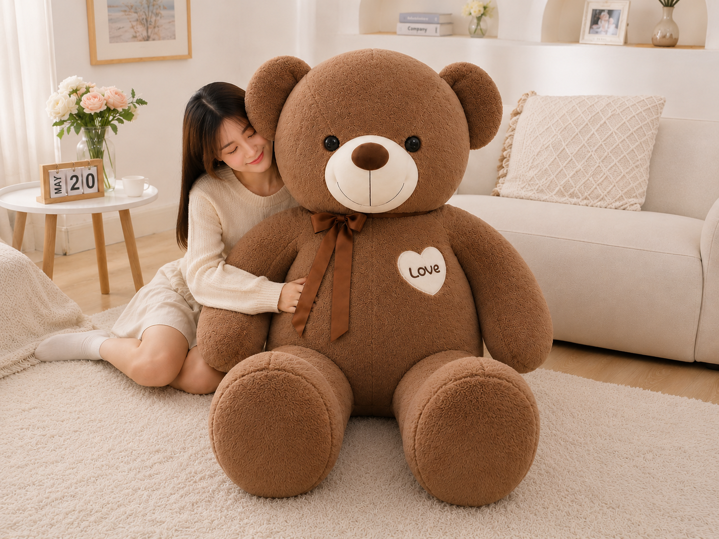 Love Heart Teddy Bear Plush Toy