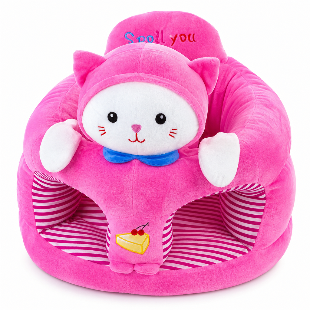 Kids Plush Sofa Chair - Pink Cat