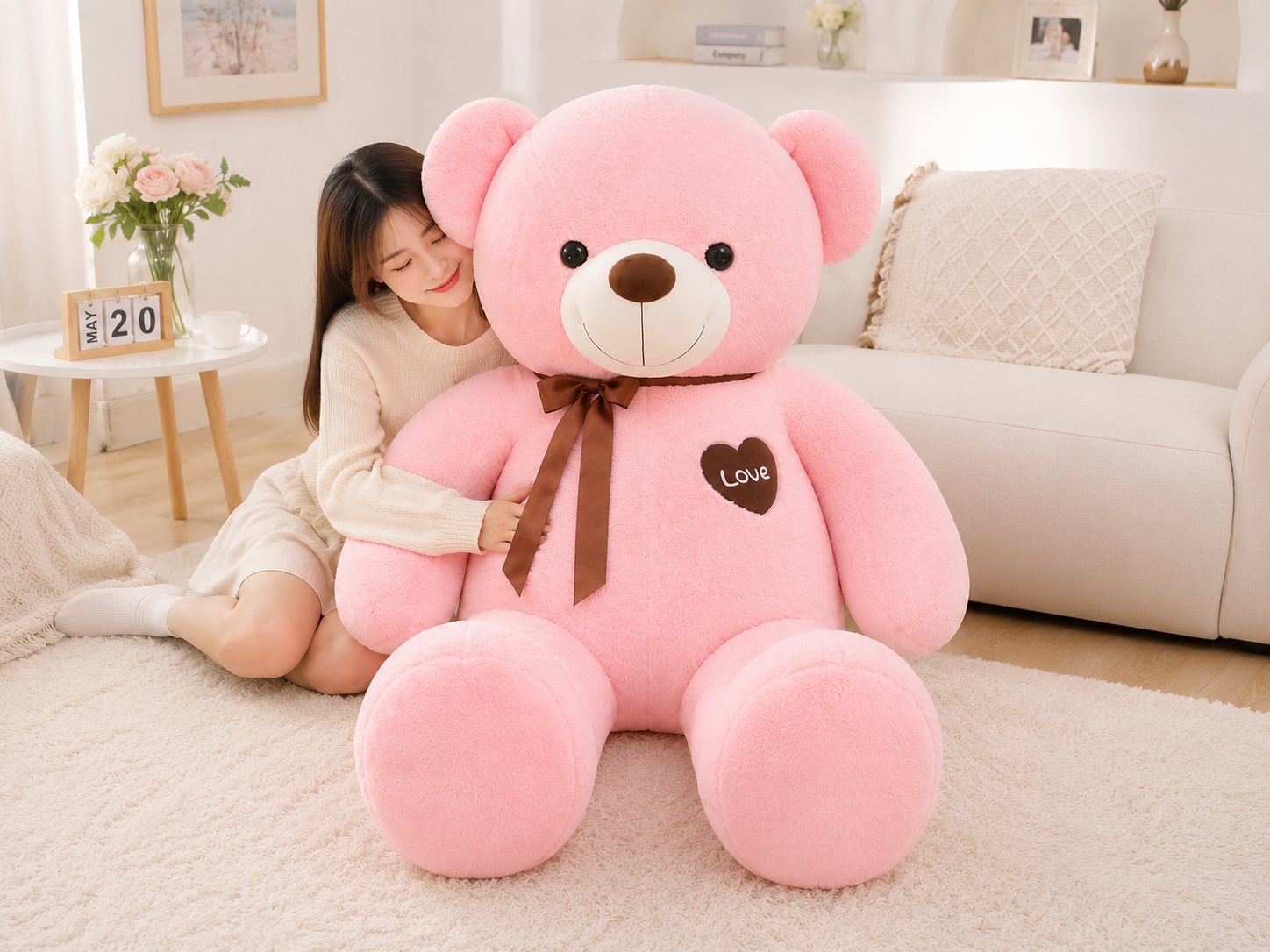 Love Heart Teddy Bear Plush Toy